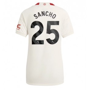 Manchester United Jadon Sancho #25 Rezervni Dres za Ženska 2023-24 Kratak Rukavima